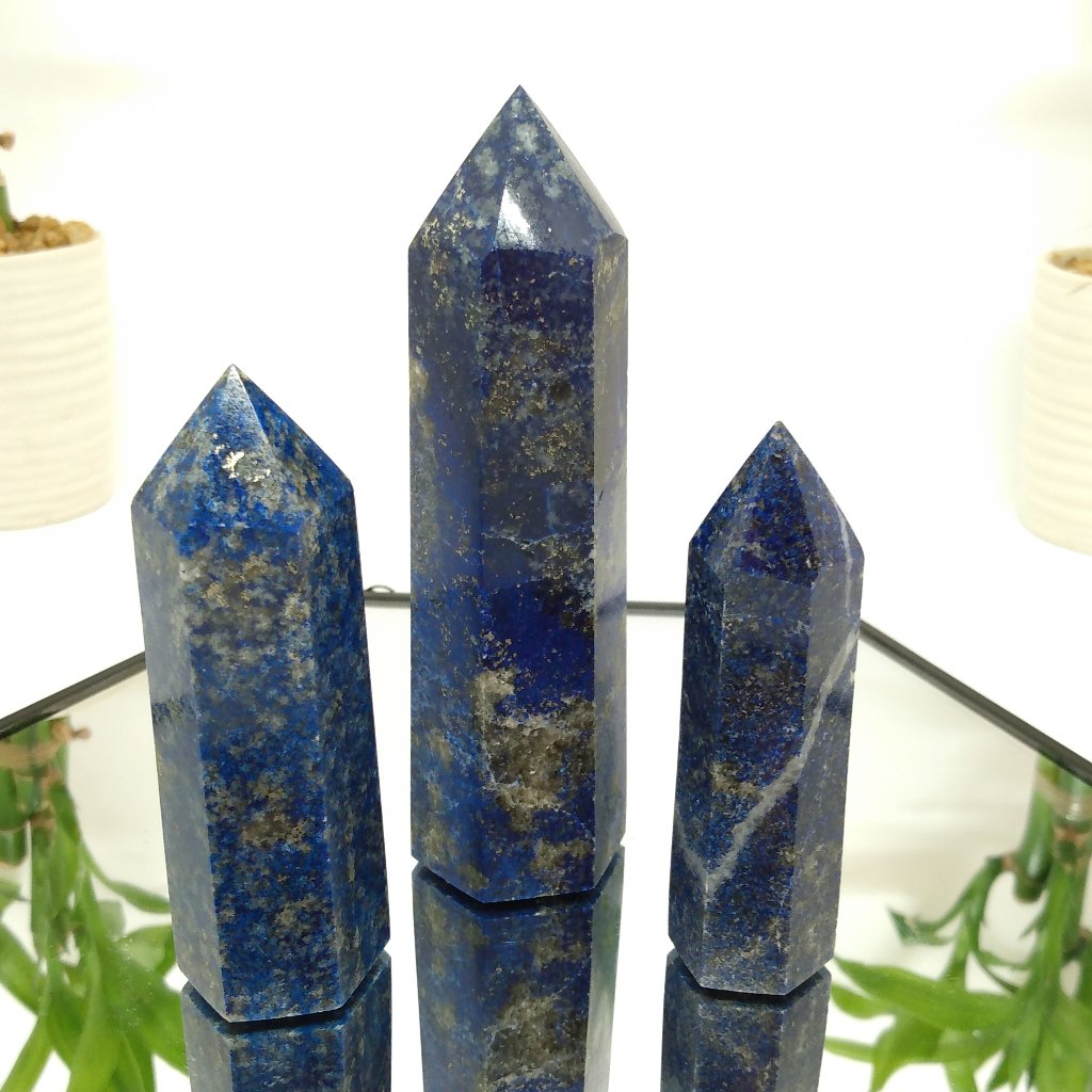 Lapis Lazuli & Pyrite Towers - $14 And Up